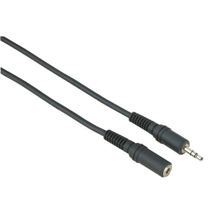 EXXTER Audio Cable, 3.5 mm jack plug /socket, stereo, 2.5 m