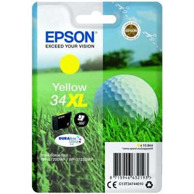 EPSON Ink C13T34744010 34XL Yellow Golf Ball