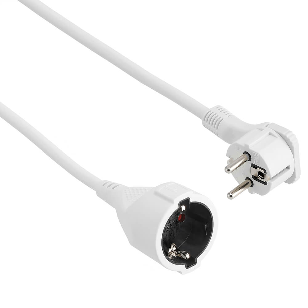 HAMA Extension Cable Earthed 3.0m White