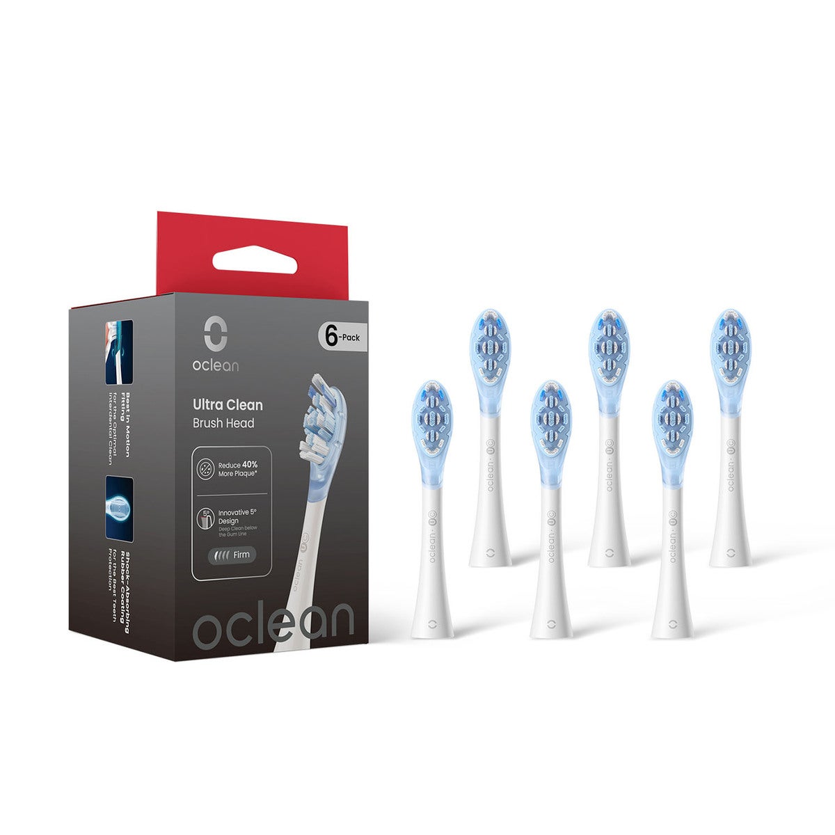 Brush Head Ultra Clean 6 Pack White