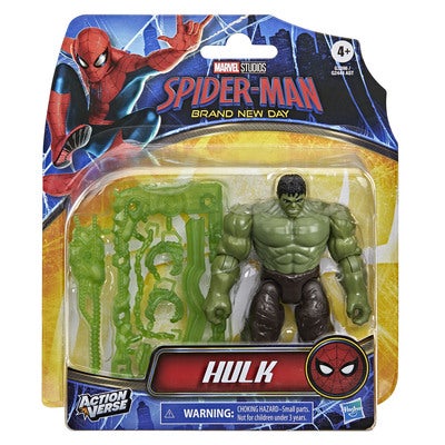 MARVEL Spider-Man BND 4,75in  ActionVerse Figure Hulk