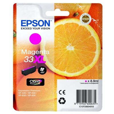EPSON Ink C13T33634012 33XL Magenta Oranges
