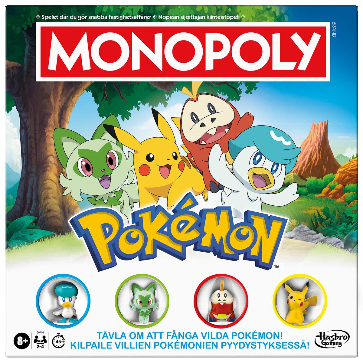 Brettspill Monopoly Pokemon (SE/FI) 
