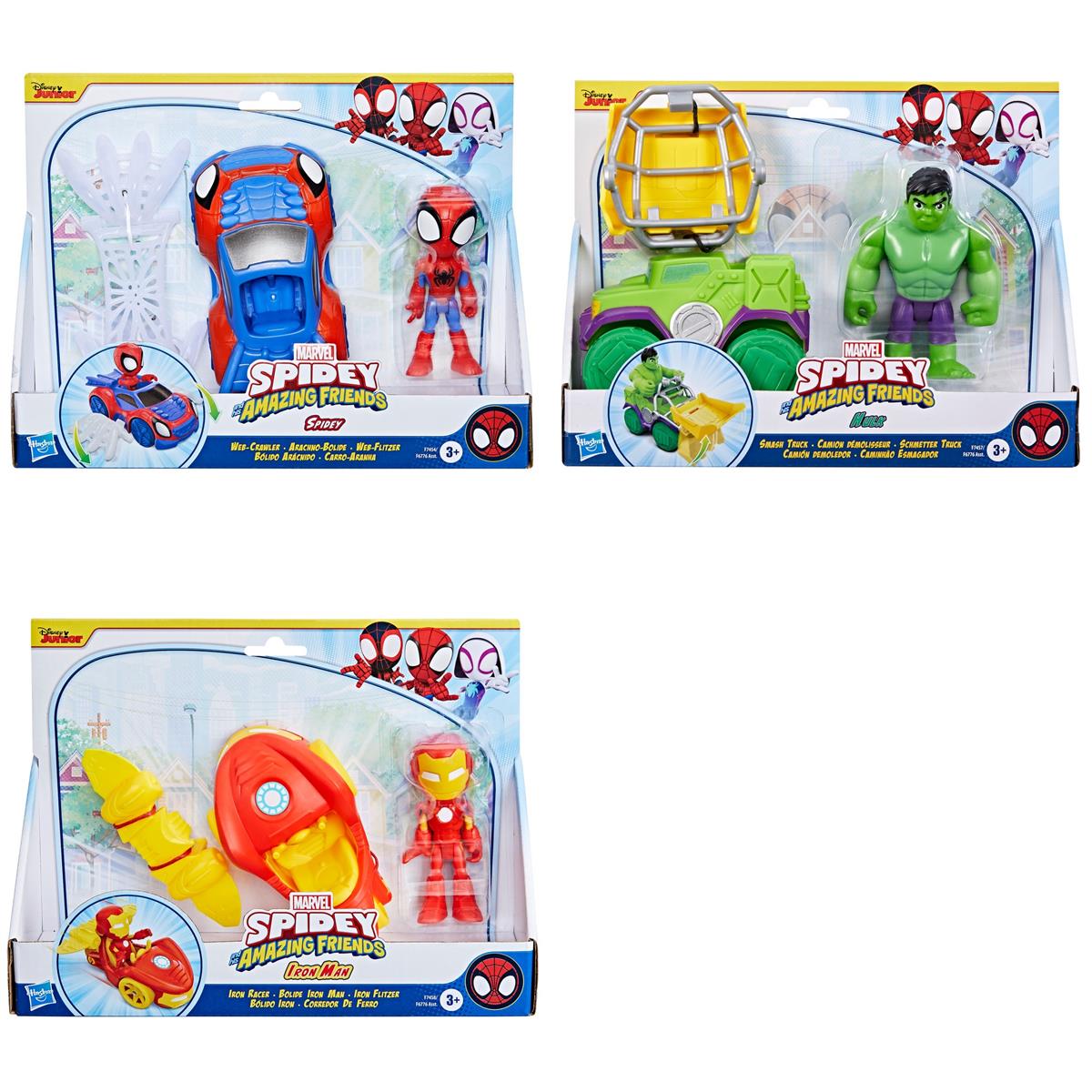 Spidey And His Amazing Friends Vehicle, Accessory & Figure (Lajiteltu)