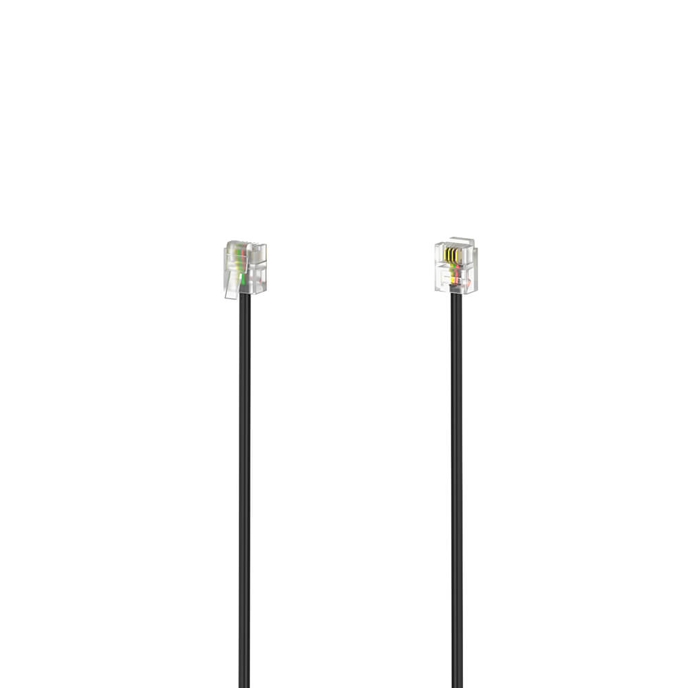 Cable Modular 6p4c Black 3.0m