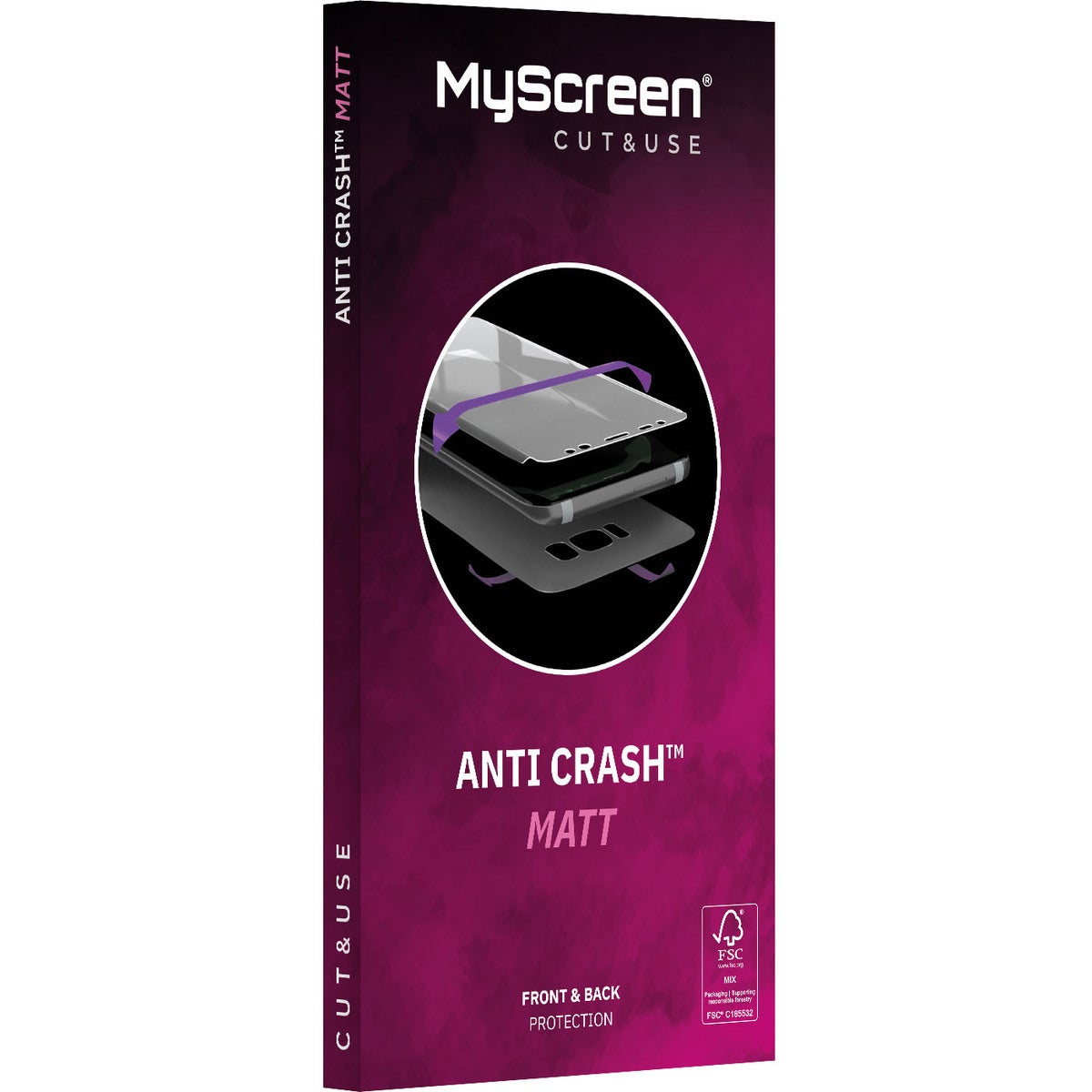 Skärmskydd antiCRASH Matt 6.5" 10-pack - Våt Applicering