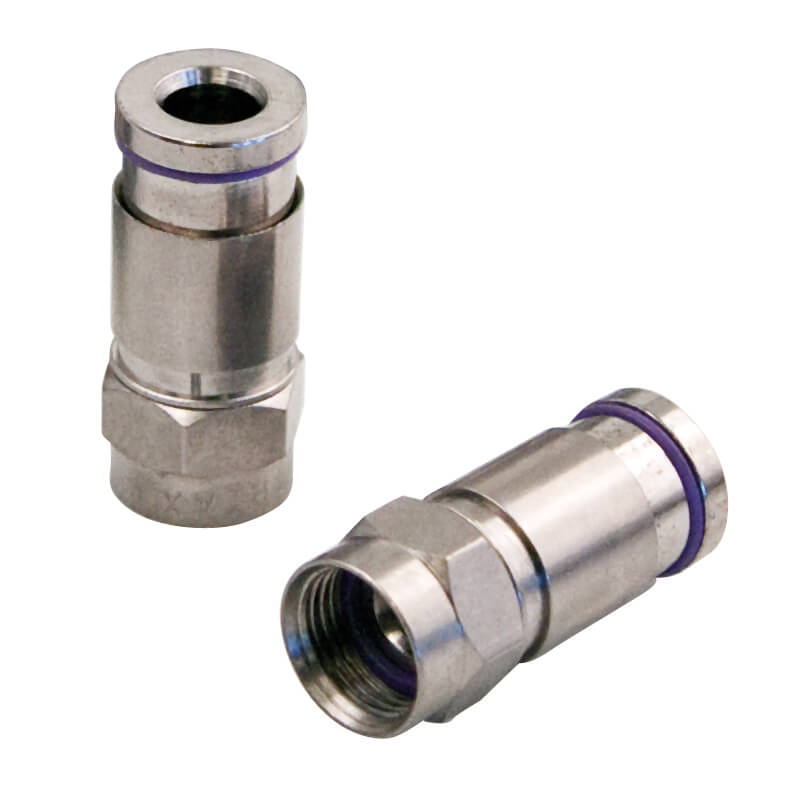 TRIAX Liitin F Compression 3,8 /5,2mm  Koka50 100-pack