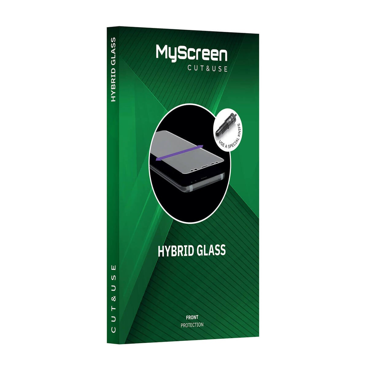 Skärmskydd Hybrid Glass 7" 10-pack - Torr Applicering