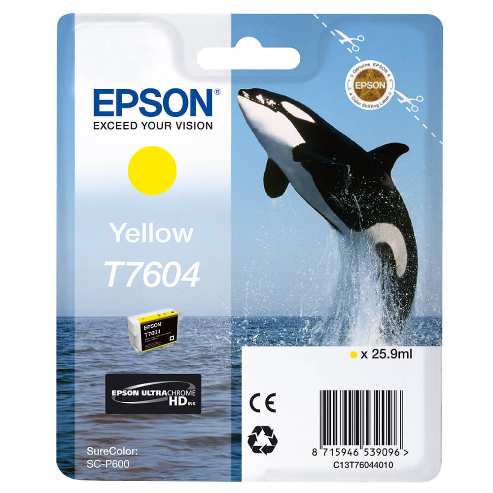 Bläck UltraChrome HD T76044010 Yellow