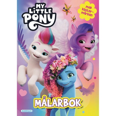 Målarbok med klistermärken