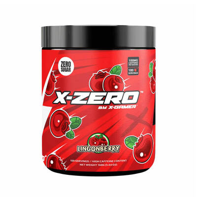 Energidryckspulver X-Zero 160 gram Lingonberry
