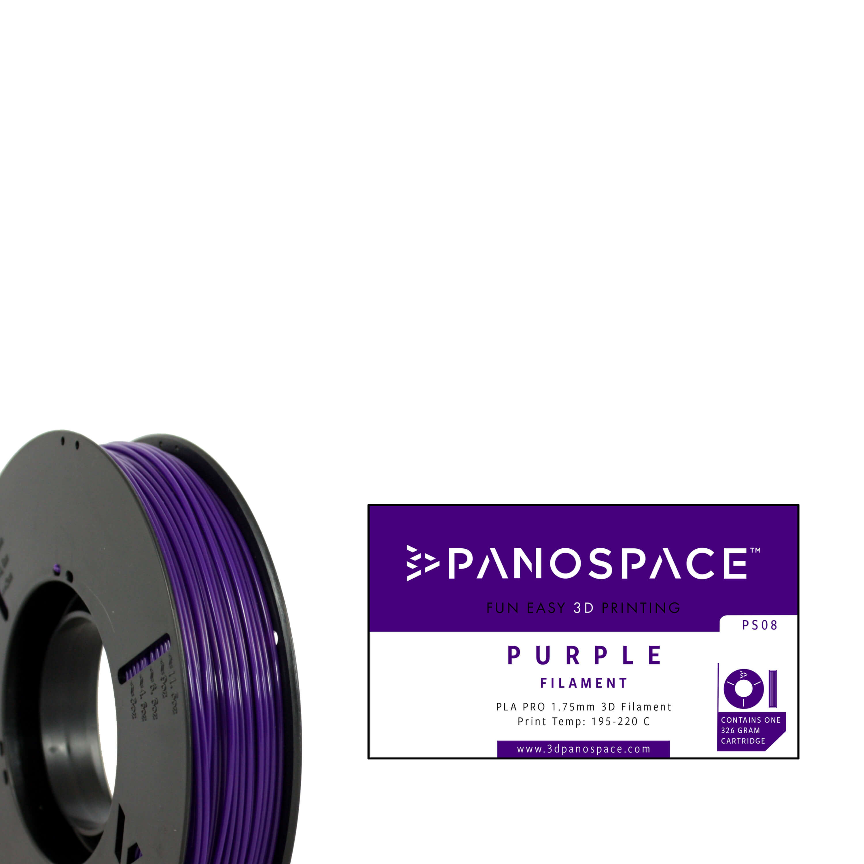 PANOSPACE Filament Lila PLA 1.75mm 300g