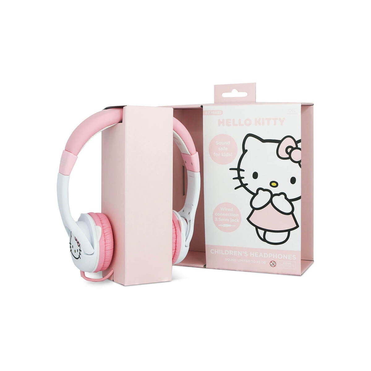 Headphones HELLO KITTY With Ears On-Ear 85dB Wired - Tura