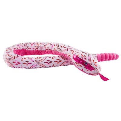 Plush Toy Snakes 137 cm Foil Pink Blossom