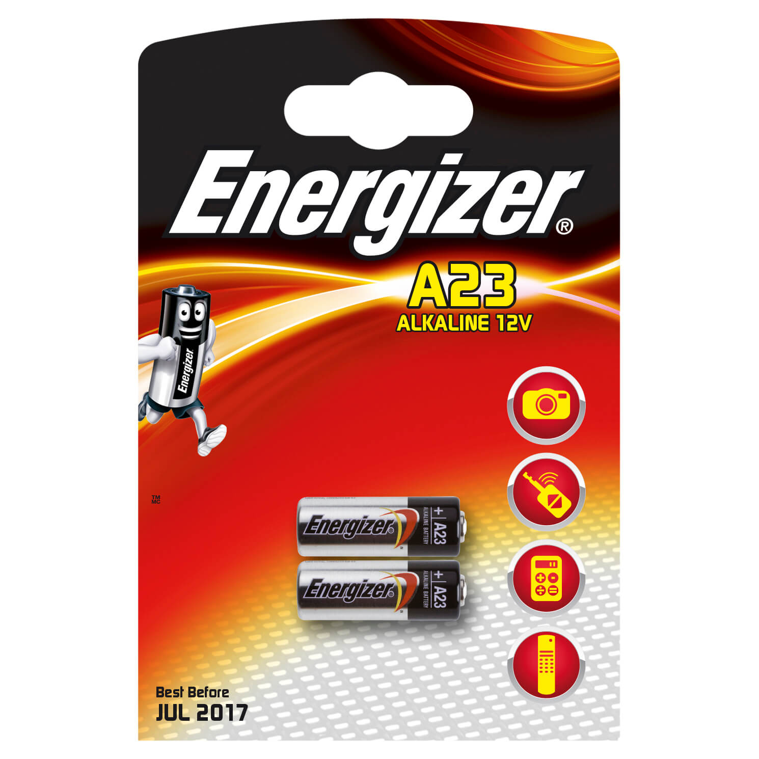 ENERGIZER Battery A23/E23A Alkaline 2-p