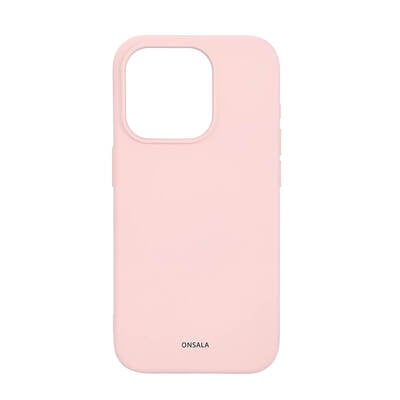 Mobilskal Silikon MagSeries Chalk Pink - iPhone 15 Pro