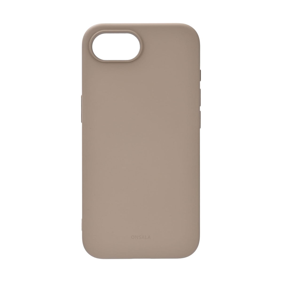 Mobiilikuori iPhone 16E Takapuoli Silikonituntumalla Kierrätetty MagSerie Summer Sand
