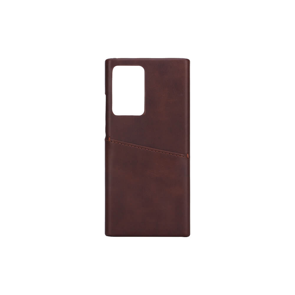 Mobile Cover Brown with Cardpocket Samsung Note 20 5G Ultra  