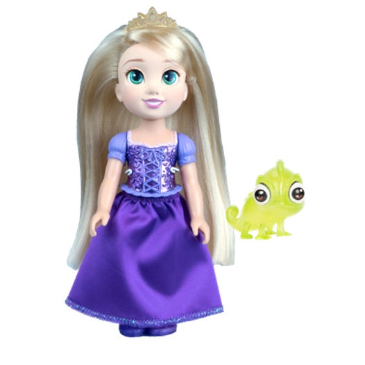 DISNEY Princess 6in Petite Doll w/ Friend Rapunzel