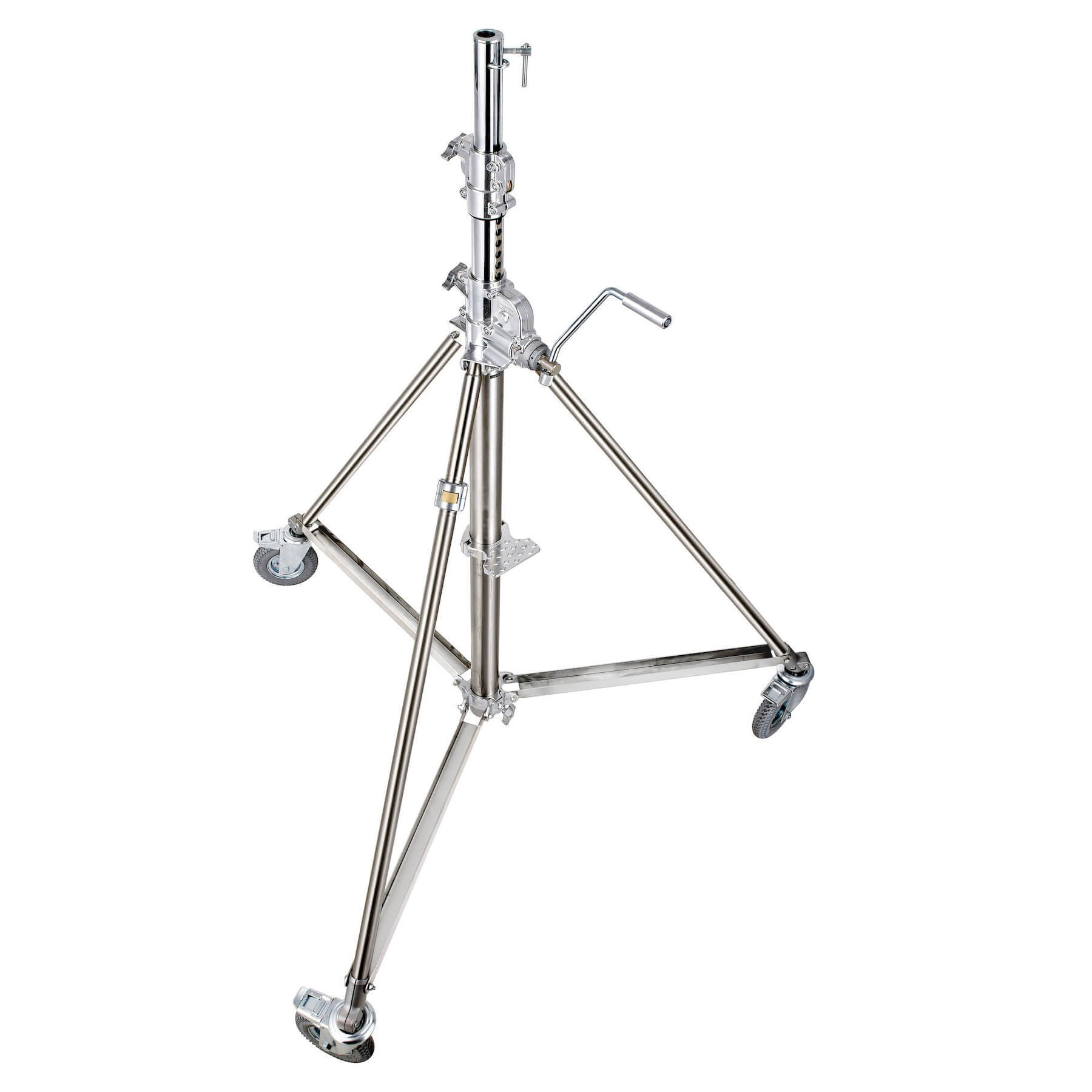 Photo/ Video Lighting Tripod Windup Stand 40, Silver