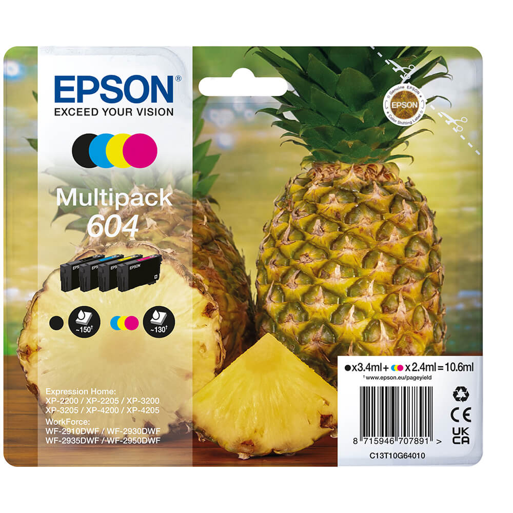 Bläck C13T10G64010 604 Multipack, Ananas