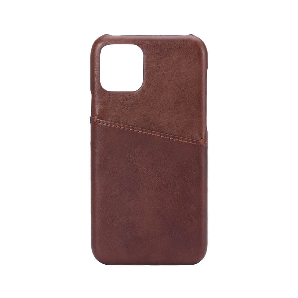 ONSALA Suojakuori Ruskea korttipaikalla iPhone 11 Pro  