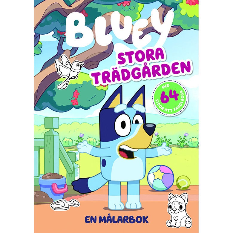 Stora trädgården: En målarbok