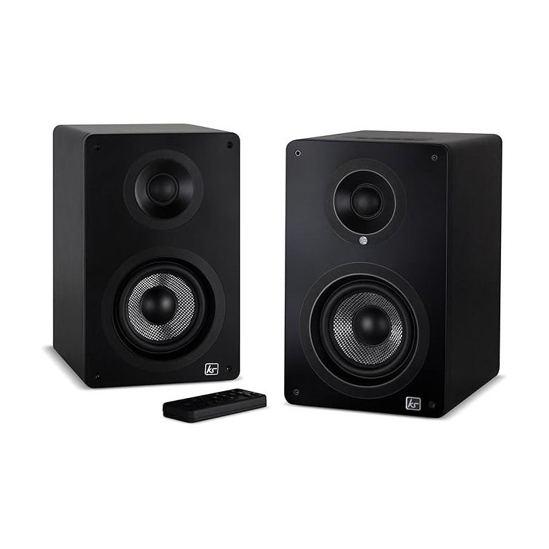 KITSOUND HiFi Højttaler Parallax 60W (2x30) Stereo Trådløs Sort