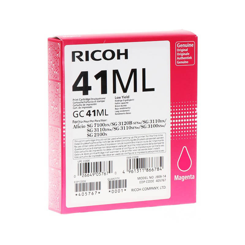 Gel 405767 GC 41 Magenta Låg Kapacitet