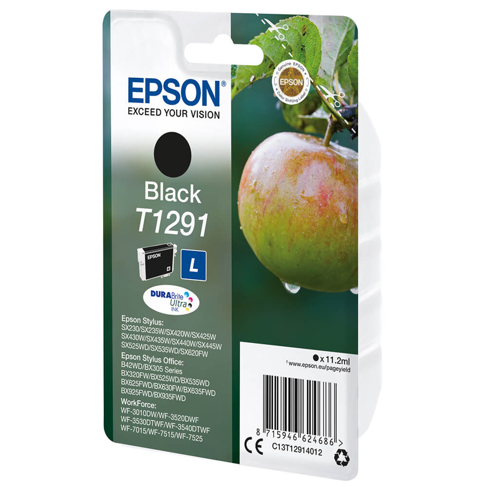 Blekk C13T12914012 T1291 Svart Apple