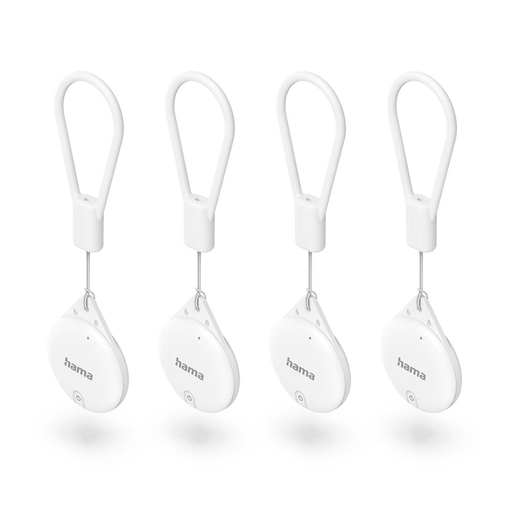 Item finder for Apple "Find My" App Bluetooth 4 pcs White