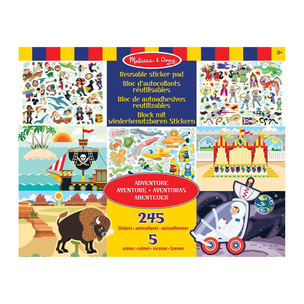 Reusable Stickers Pad Adventure