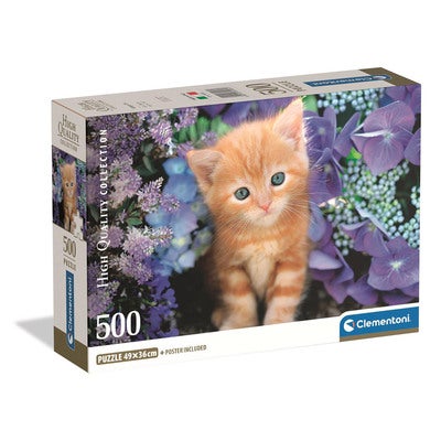 Puslespill 500 Pcs CB High Quality Collection Ginger Cat