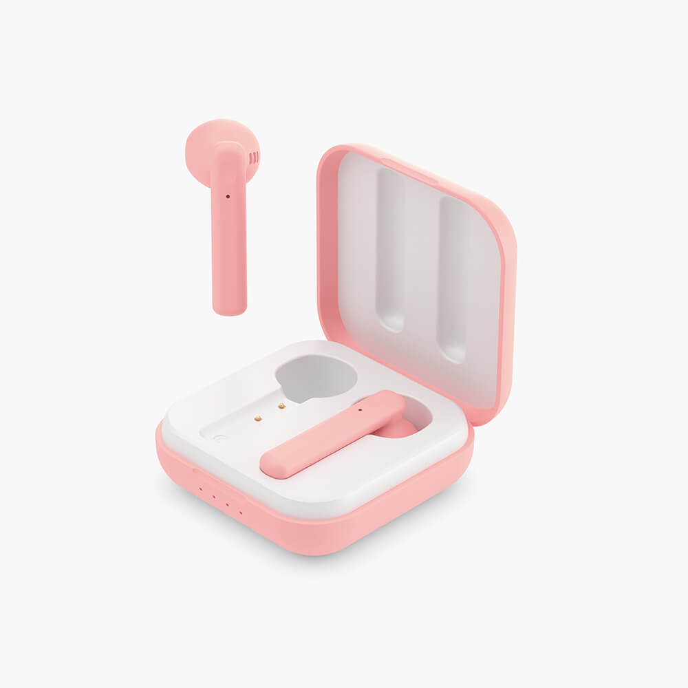 LEDWOOD  Kuuloke Hubble TWS  True Langaton In-Ear  Rosa Mic