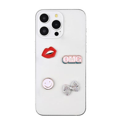 Charms Pimp Your Phone Metall och Plast 4-Pack