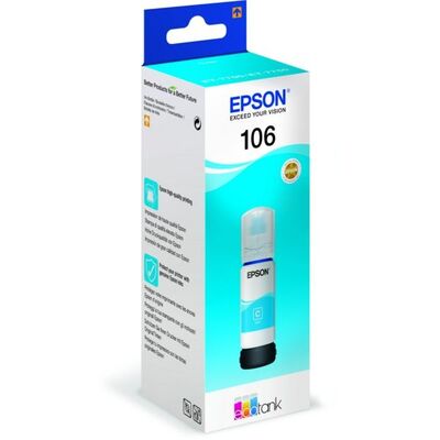 EPSON Ink C13T00R240 106 Cyan Ecotank