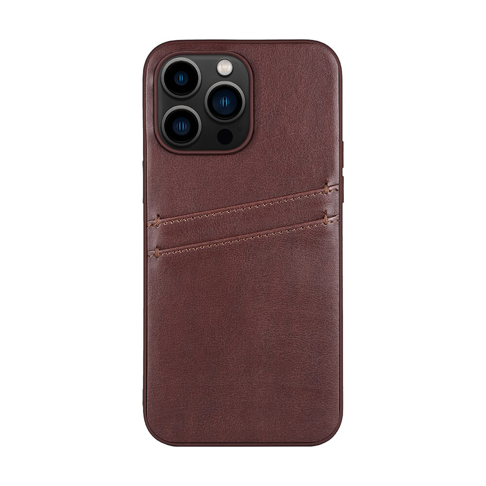 Phone Case PU Brown - iPhone 14 Pro Max