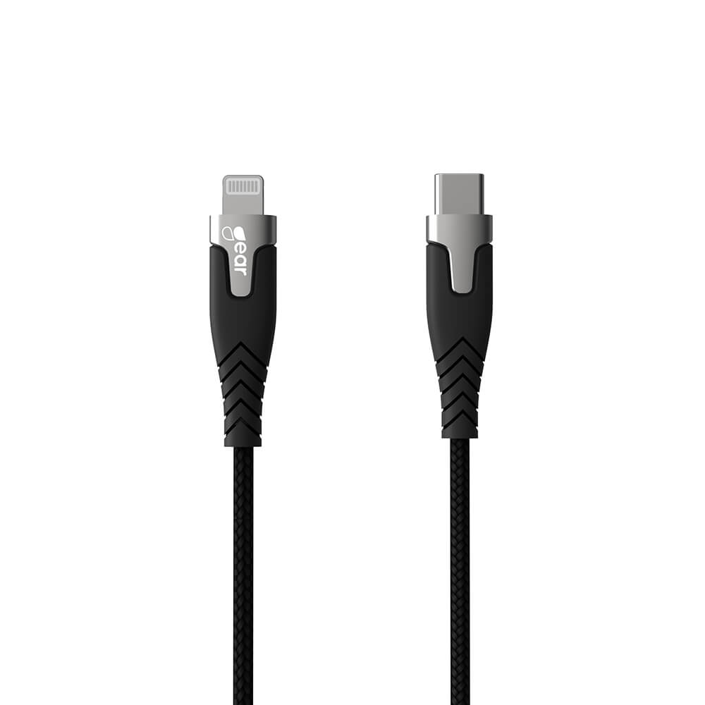 Cable PRO USB-C to Lightning C94 1.5m Black Kevlarcabel and Metalhousing
