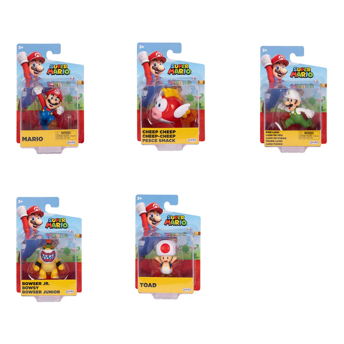 Super Mario Hahmo 2.5" (Lajiteltu Wave 53)