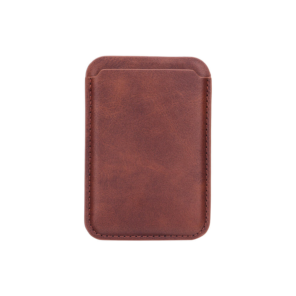 Magnetic Cardholder Brown iPhone 12 and later
