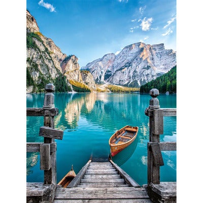 Puslespill 500 Pcs CB High Quality Collection Braies Lake