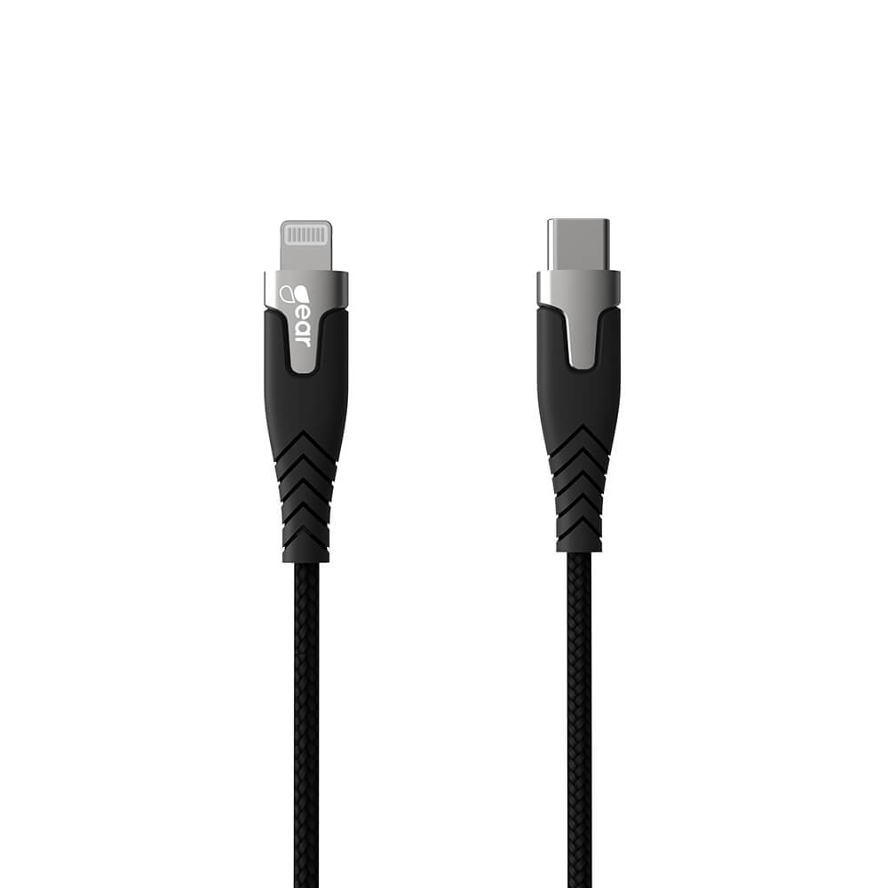 Cable PRO USB-C to Lightning C94 1.5m Kevlar cable with Metalhousing Black