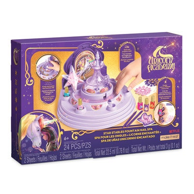 Neglespa Unicorn Academy Star Stables Fountain Nail Spa