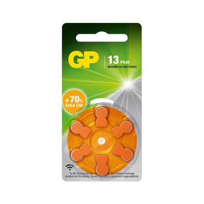Kuulokojeen Paristo ZA13/PR48 6-Pack