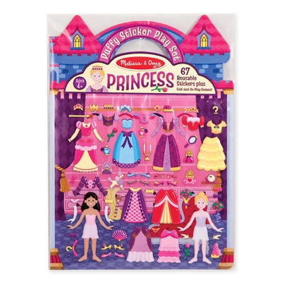 Reusable Puffy Stickers Playset Princess