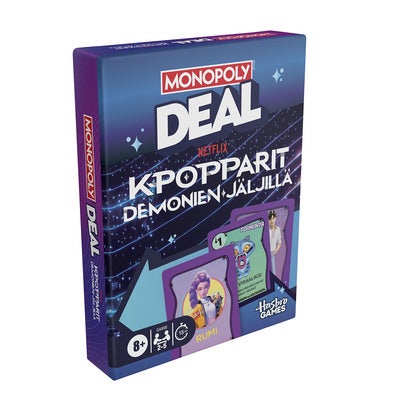 Brætspil Monopoly Deal Kpop Demon Hunters (FI)