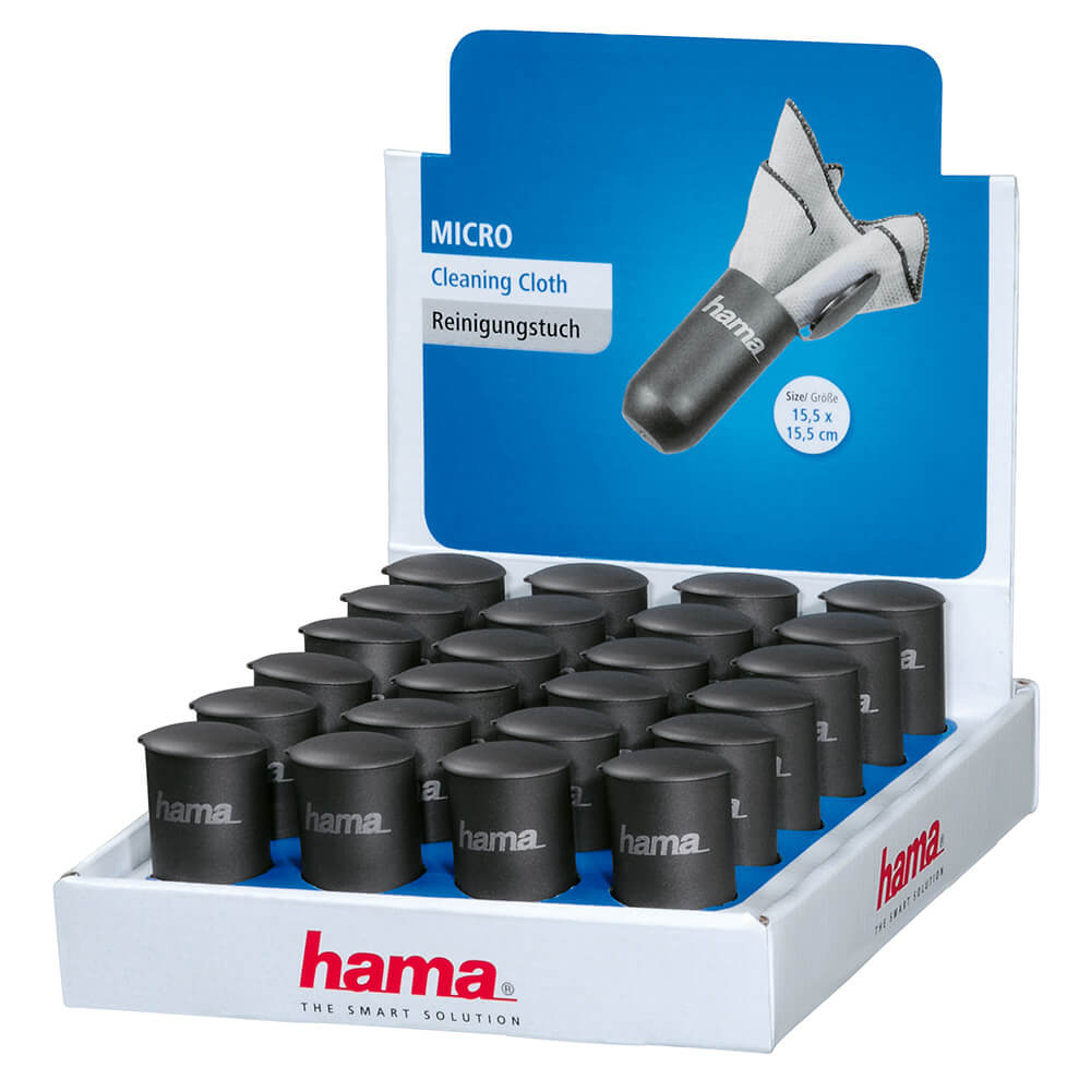 HAMA Micro Cleaning Cloth, 24 piec es/display box