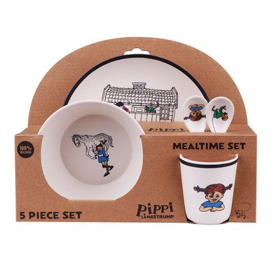 100% Melamine 5 Pcs Package (Plate, Bowl, Tumbler, 2 Spoons)