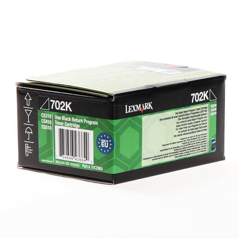 Toner 70C20K0 702 Svart, Retur 