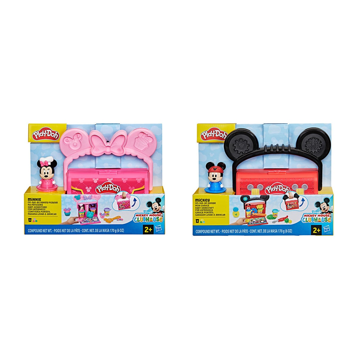 PLAY-DOH Disney Jr On The Go Playset -Asst